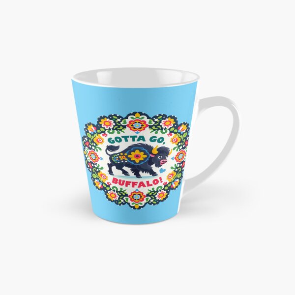 Item preview, Gotta Go Buffalo – Scandinavian Folk Art Nursery Rhyme by heidiannemorris © designed and sold by FOLK ART FUSION.