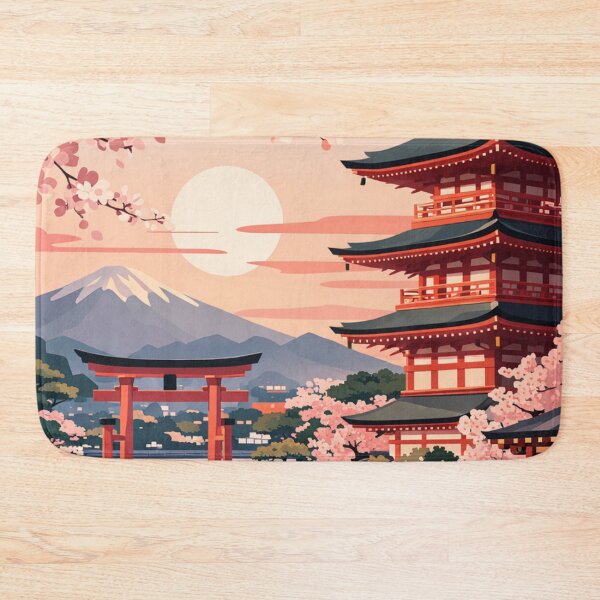 Item preview, Kyoto llustration Postcard designed and sold by MatthewHeights.