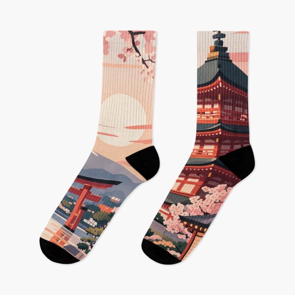 Item preview, Kyoto llustration Postcard designed and sold by MatthewHeights.