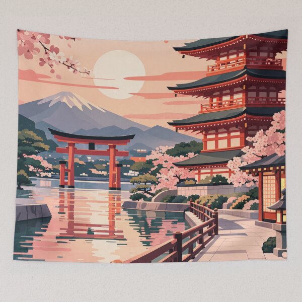 Item preview, Kyoto llustration Postcard designed and sold by MatthewHeights.