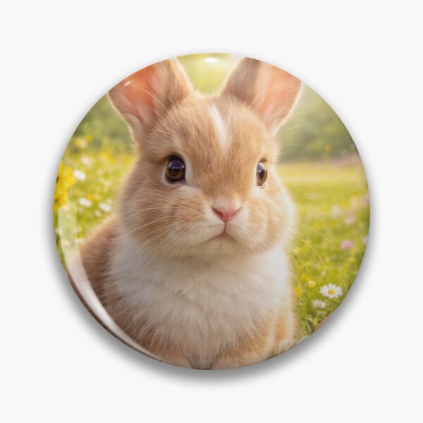 Item preview, Cute Ester Bunny in Spring Flowers designed and sold by Artlife by Alexandra .