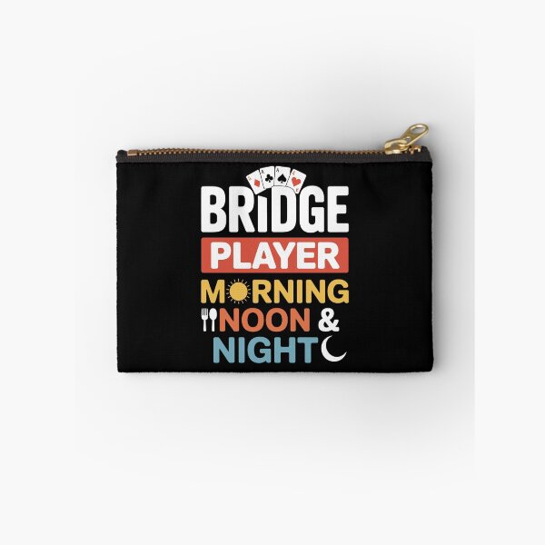 Item preview, bridge player morning  noon night designed and sold by jkrphoto.
