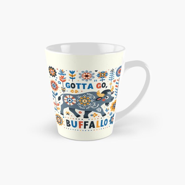 Item preview, Gotta Go Buffalo – Scandinavian Folk Art Nursery Rhyme by heidiannemorris © designed and sold by FOLK ART FUSION.