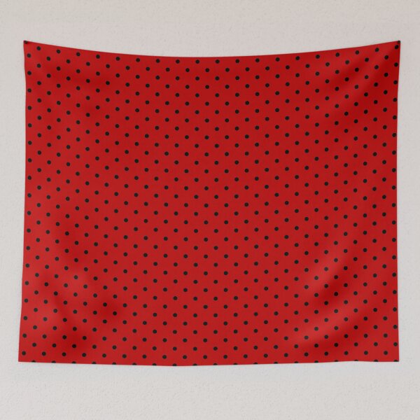 Item preview, Red and Black Polka dot pattern designed and sold by RishabhArts1.
