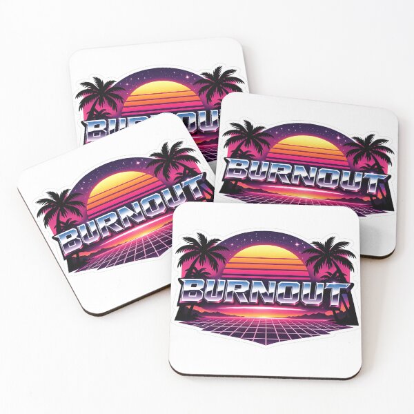 Item preview, Retro Sunset Burnout 80s Vaporwave Synthwave Aesthetic designed and sold by Retro Mood Co.