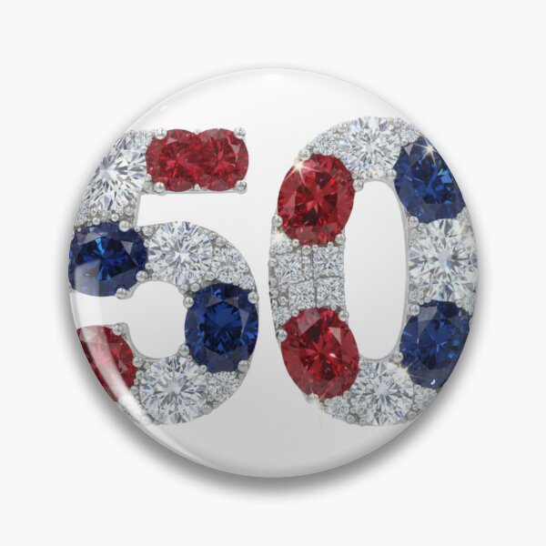 Item preview, ✨ Sparkly “50” Gemstone Anniversary Design ✨#colorfull #50 #years  designed and sold by Fanybany.