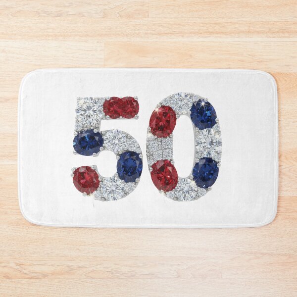 Item preview, ✨ Sparkly “50” Gemstone Anniversary Design ✨#colorfull #50 #years  designed and sold by Fanybany.