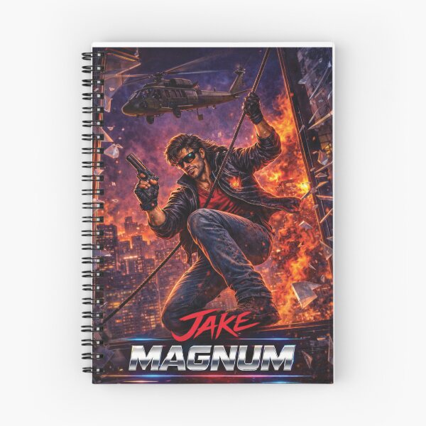 Item preview, Copy of Jake Magnum – Retro 80s Action Hero - Series 2 designed and sold by 486DesignCo.