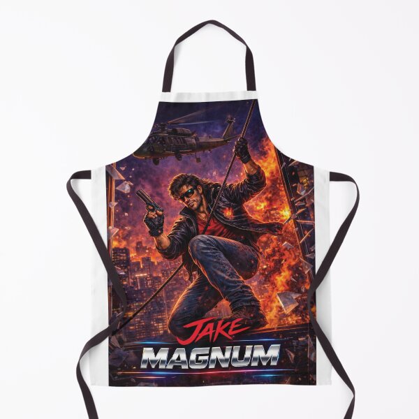 Item preview, Copy of Jake Magnum – Retro 80s Action Hero - Series 2 designed and sold by 486DesignCo.