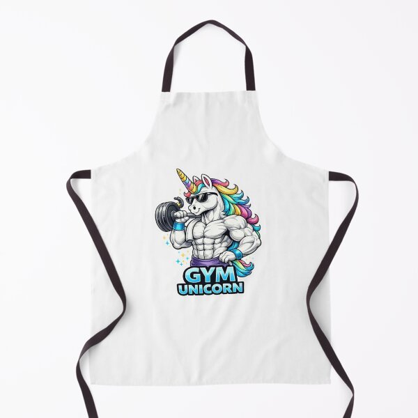 Artikelvorschau, Gym Unicorn – Funny Strong Unicorn Weightlifting Cartoon entworfen und verkauft von UnglaublichGut.