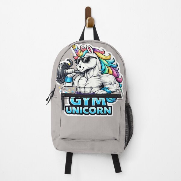 Item preview, Gym Unicorn – Funny Strong Unicorn Weightlifting Cartoon designed and sold by UnglaublichGut.