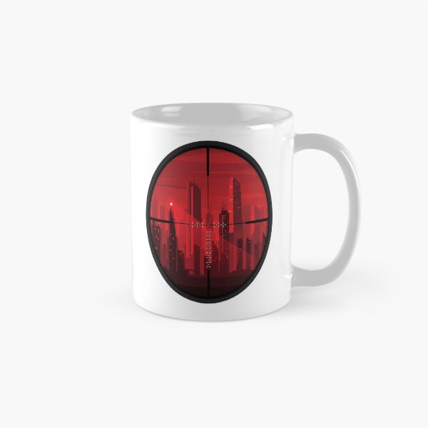 Item preview, Cyberpunk Sniper Scope - Neon City Target" designed and sold by Dzblack.