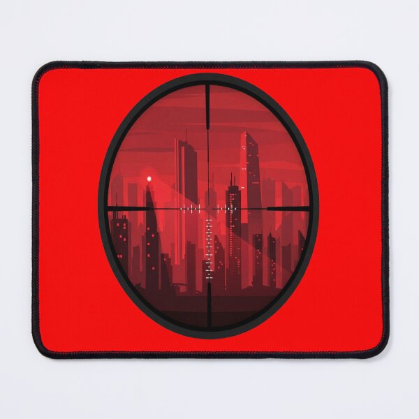 Item preview, Cyberpunk Sniper Scope - Neon City Target" designed and sold by Dzblack.
