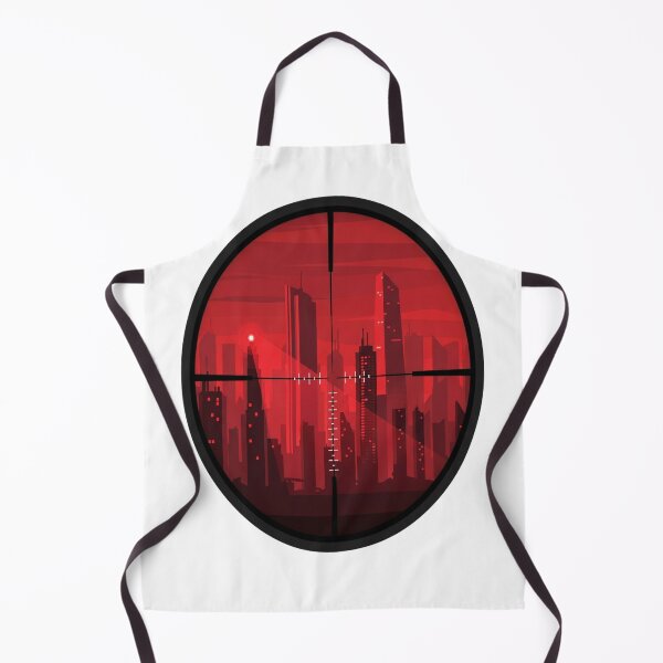 Item preview, Cyberpunk Sniper Scope - Neon City Target" designed and sold by Dzblack.