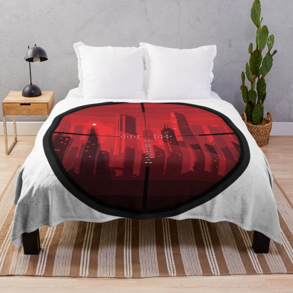 Item preview, Cyberpunk Sniper Scope - Neon City Target" designed and sold by Dzblack.