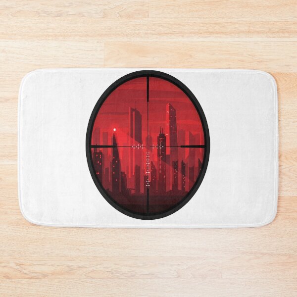 Item preview, Cyberpunk Sniper Scope - Neon City Target" designed and sold by Dzblack.