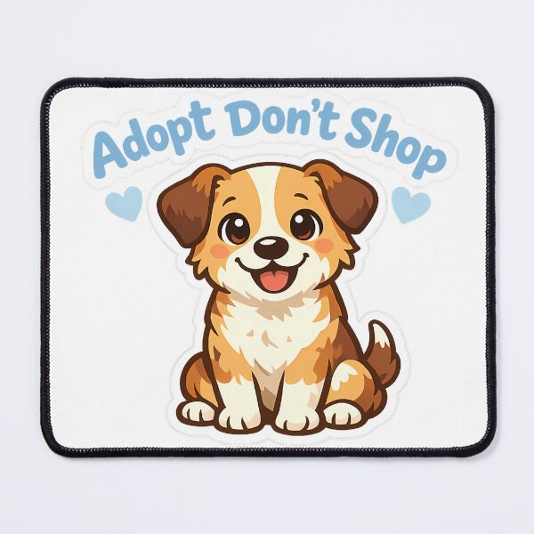 Item preview, Cute Puppy Adopt Don’t Shop Animal Rescue designed and sold by VibeFusionX.