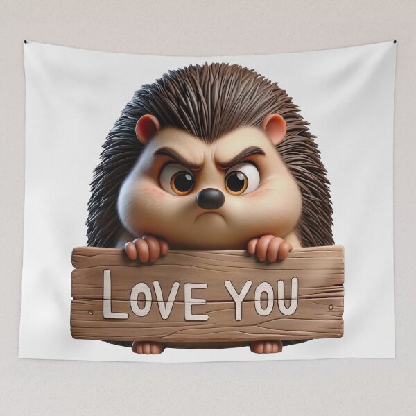 Item preview, Grumpy Hedgehog designed and sold by KrisGraphic45.