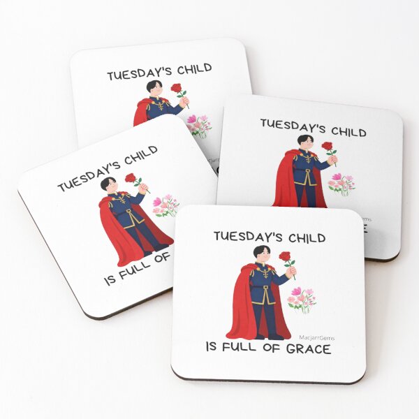 Item preview, Tuesday's Child Is Full Of Grace. designed and sold by MacjarrGems.
