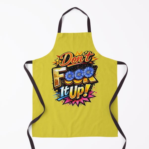 Item preview, Don’t F*** It Up Funny Motivational Quote Shirt – Snarky Encouragement Graphic Tee with Blue Flowers designed and sold by vampbabe54.