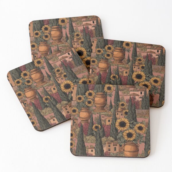 Item preview, Vintage Tuscan Sunflower Garden Tapestry Art designed and sold by weirdfishes123.