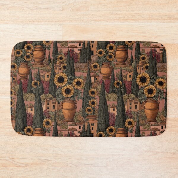 Item preview, Vintage Tuscan Sunflower Garden Tapestry Art designed and sold by weirdfishes123.