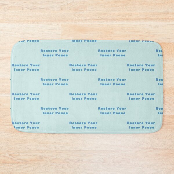 Item preview, Restore Your Inner Peace Text Calm Relax Stickers Prints Posters Wall Art Magnet Home Coffee Cup Decoration TShirt Stationary Notebook Magnet Hat Kitchen Work School Office Redbubble Shop designed and sold by Saritas Boutique Shop.