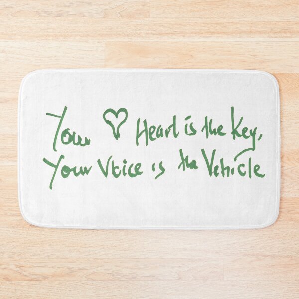 Item preview, Your Heart is the Key, Your Voice is the Vehicle designed and sold by FShadora.