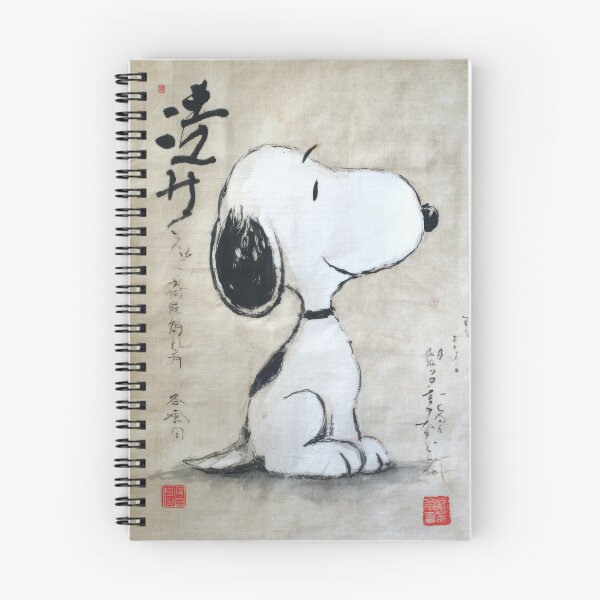 Item preview, Snoopy Sumi-e  designed and sold by AnimeArsenalPrints.