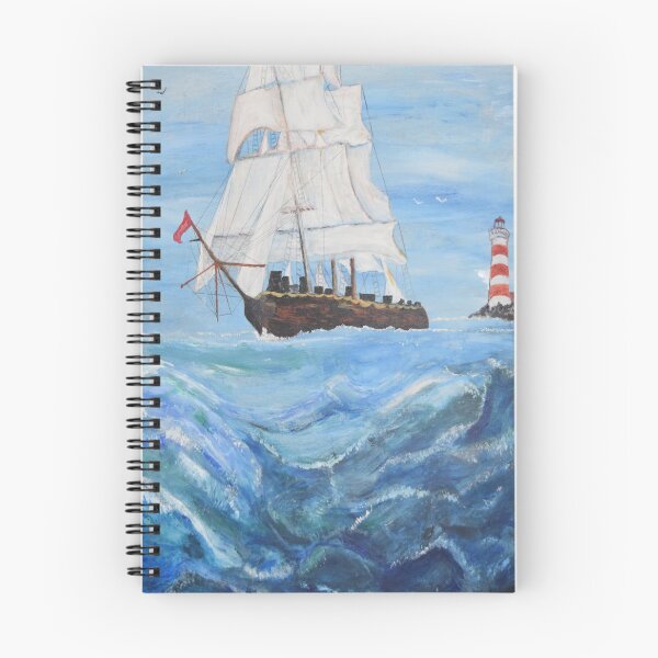 Item preview, Sailing Ship at Sea by Mrs. Paddy designed and sold by mathgodswoman.
