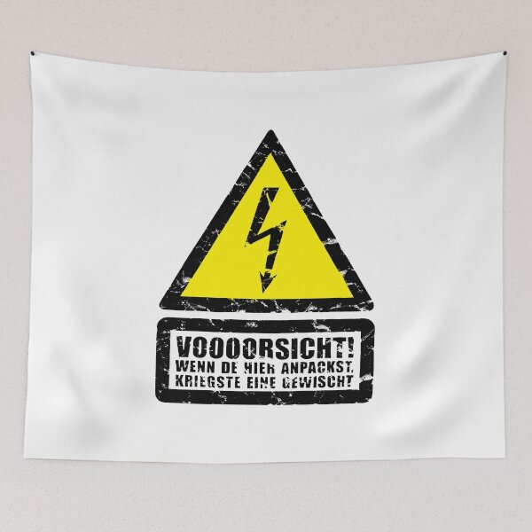 Item preview, Human rights, respect, caution, electricity, lightning, #MeToo, International Women's Day, self-defense designed and sold by Luzi Illustrella.