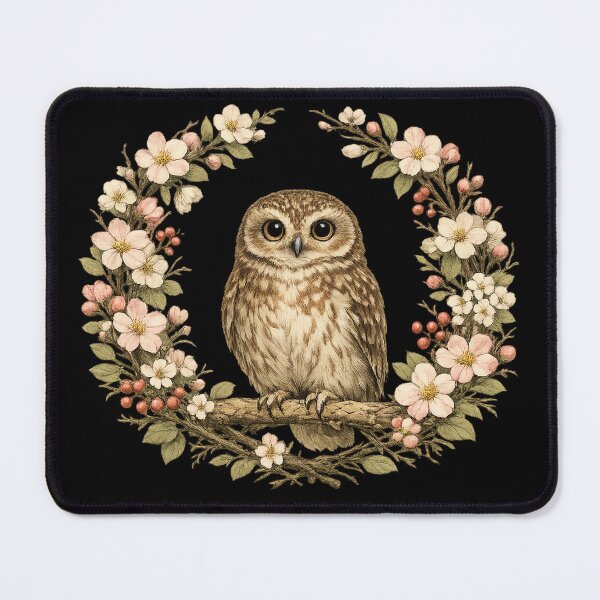 Item preview, Dark Cottagecore Owl, Vintage Gothic designed and sold by will freed18.