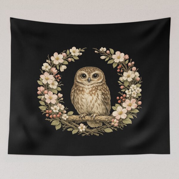 Item preview, Dark Cottagecore Owl, Vintage Gothic designed and sold by will freed18.