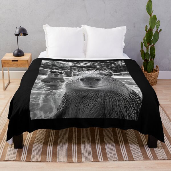 Item preview, Cool Capybara Selfie designed and sold by Cheesymatiion.