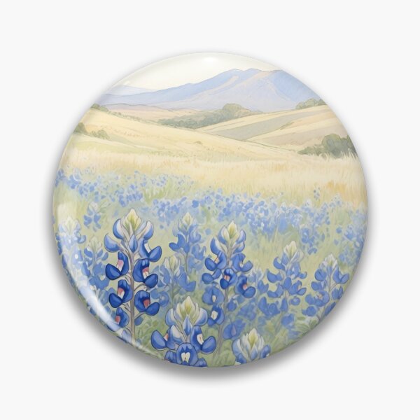 Item preview, Texas Bluebonnet Wildflowers Watercolor | Texas State Flower Botanical Art designed and sold by Debbie Schulte.