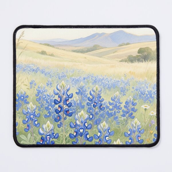 Item preview, Texas Bluebonnet Wildflowers Watercolor | Texas State Flower Botanical Art designed and sold by Debbie Schulte.