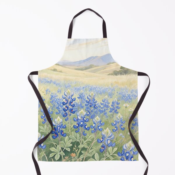 Item preview, Texas Bluebonnet Wildflowers Watercolor | Texas State Flower Botanical Art designed and sold by Debbie Schulte.