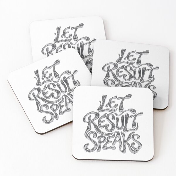 Item preview, Let Result Speaks Life Quotes Motivation designed and sold by anargamanoppo.