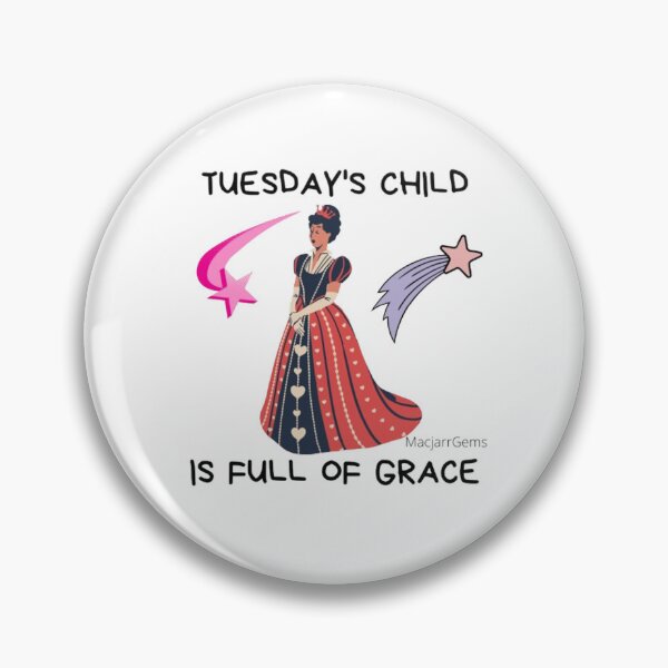 Item preview, Tuesday's Child Is Full Of Grace. designed and sold by MacjarrGems.