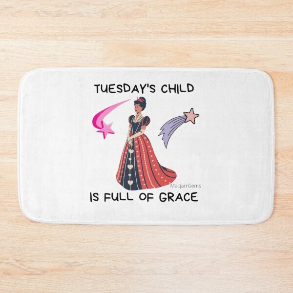 Item preview, Tuesday's Child Is Full Of Grace. designed and sold by MacjarrGems.