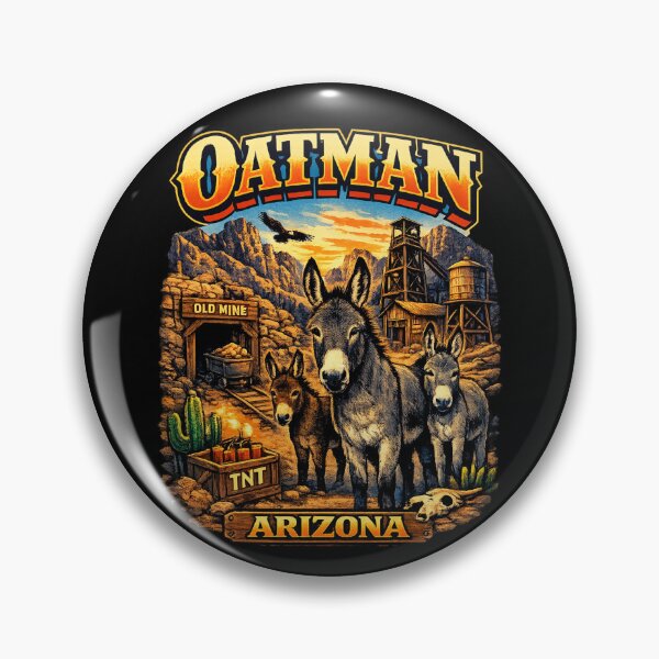 Item preview, Oatman Arizona Retro Graphic designed and sold by MojaveTradePost.