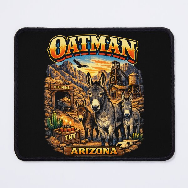 Item preview, Oatman Arizona Retro Graphic designed and sold by MojaveTradePost.