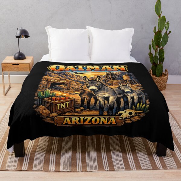 Item preview, Oatman Arizona Retro Graphic designed and sold by MojaveTradePost.