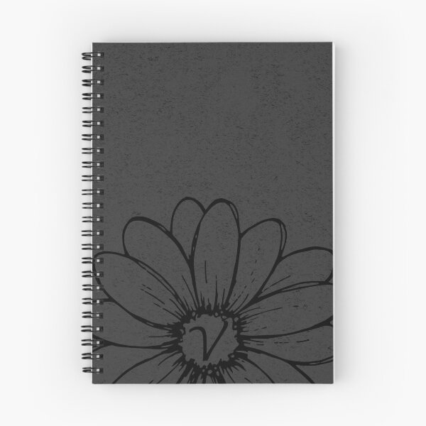 Item preview, Minimalist Monogram V Black Daisy Flower designed and sold by TackyTime.