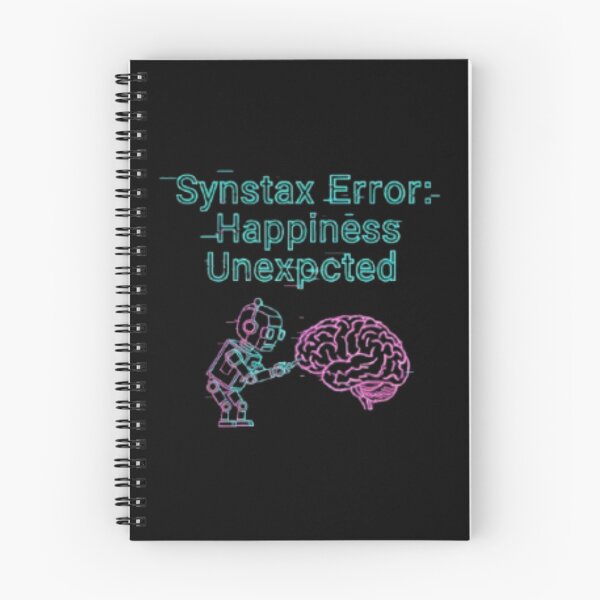 Item preview, Syntax Error: Happiness Unexpected – Cyberpunk Robot designed and sold by trend-forge.