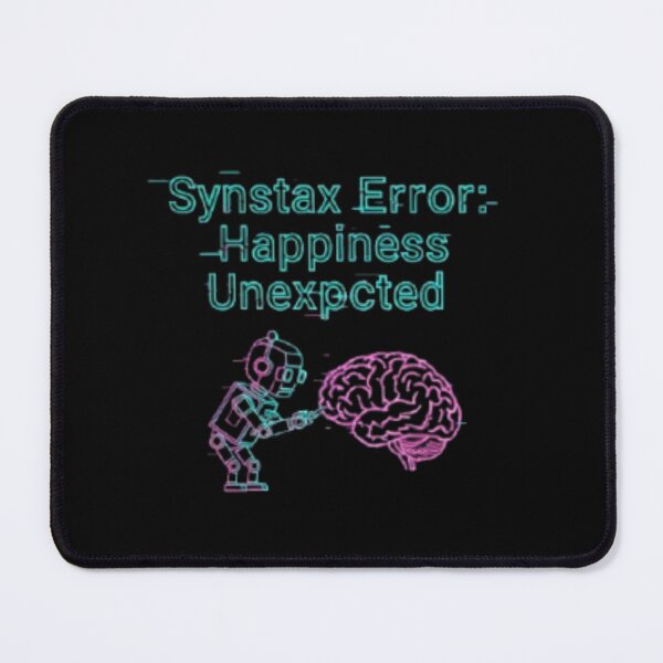 Item preview, Syntax Error: Happiness Unexpected – Cyberpunk Robot designed and sold by trend-forge.