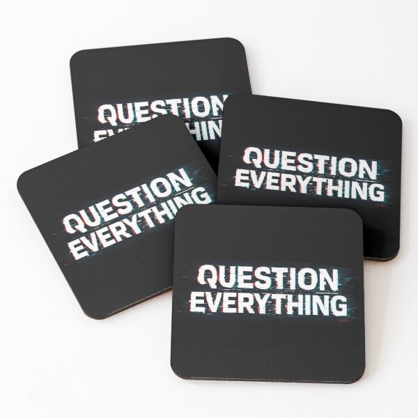 Item preview, Question Everything – Glitch Rebel Philosophy designed and sold by GraffitiLab.