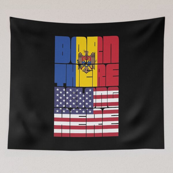 Item preview, Born Moldova Belong American designed and sold by FlagX.