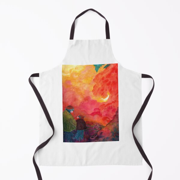 Item preview, Father and Daughter Sit Watching the Clouds designed and sold by bouncing betty art.
