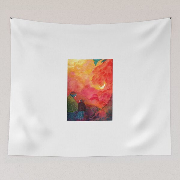Item preview, Father and Daughter Sit Watching the Clouds designed and sold by bouncing betty art.